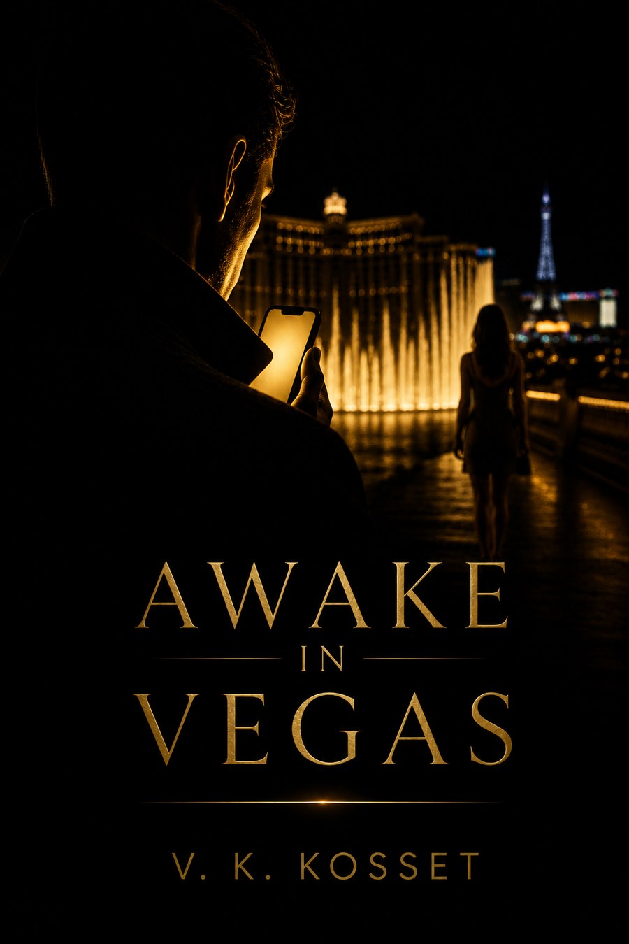 Awake in Vegas by V.K. Kosset — cover